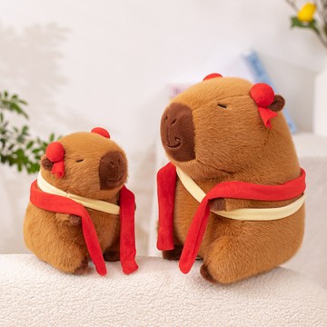 💗特惠💗新品卡皮巴拉毛絨公仔 哪吒水豚鼠 毛絨玩偶 兒童禮物