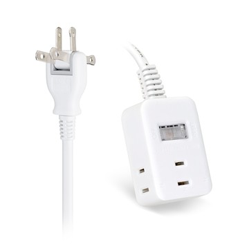 [RONEVER] 1切3座2P延長線 ZPR-052-1 6尺