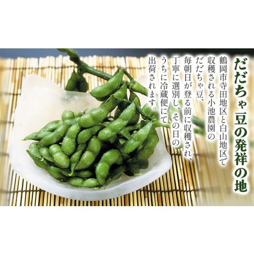 ふるさと納税 山形県 鶴岡市  小池農園のだだちゃ豆  1.8kg（600g×3袋）　A06-606