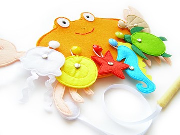 毛氈釣魚套裝，送給幼兒的禮物