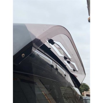 適用于豐田普拉多3400FJ90/95北汽路霸后擋玻璃尾翼遮陽雨擋改裝