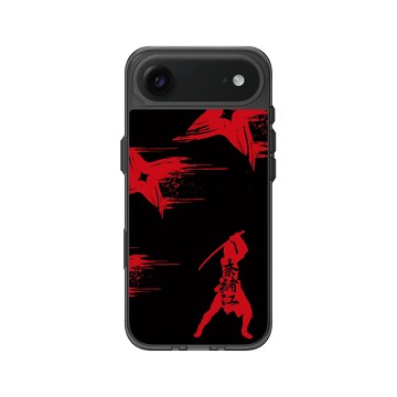 iPhone Air Clear (相機按鈕) 酷墨灰 - Assassin's Creed - Assassin's Creed® Shadows - Naoe silhouette