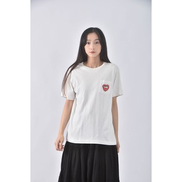 (M) uniqlo印花黑色短袖上衣二手衣