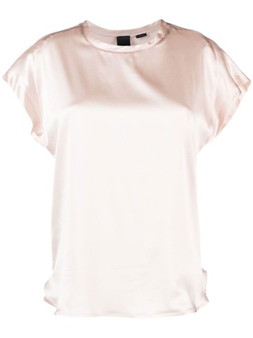 PINKO - Farida silk T-shirt - women - Silk/Elastane - 44