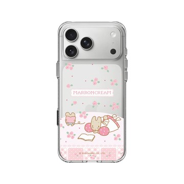 iPhone 17 Pro Max Clear Case（相機按鈕） 透明 - 三麗鷗-兔媽媽 Marron Cream - 法式慵懶