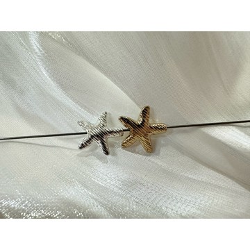 遇見～保色 隔珠 14K 18K包金 星星 拉絲星星 拉絲 散珠 線圈 隔片 手工diy 手鍊 首飾品 配件