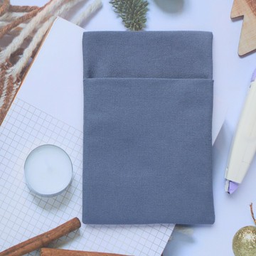 【藍灰】 口袋型筆袋 護理師筆袋 醫師筆袋 老師筆袋 單層 雙層筆