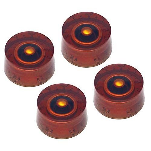 Vintage Forge Amber Speed Knobs Compatible with Epiphone Les Paul SG Electr