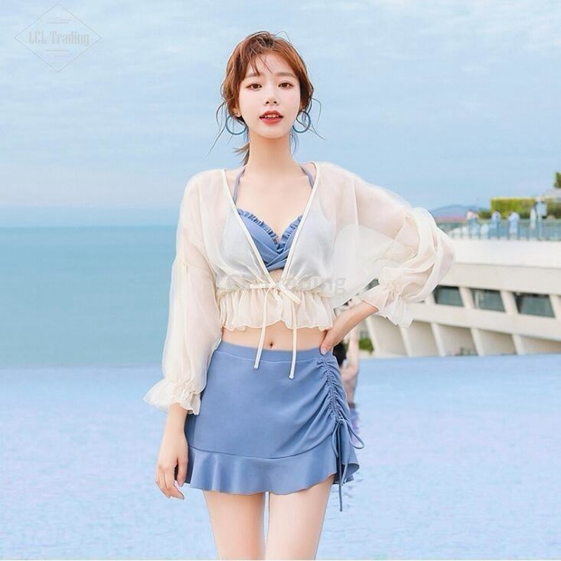 水着3点 レディース ラッシュガード お揃え ペアビーチ 可愛い水着 代 みずぎ 通販 Lineポイント最大get Lineショッピング