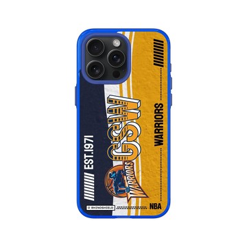 iPhone 15 Pro Max Clear 激光藍 - NBA - 復古球員卡-金州勇士 Golden State Warriors - Vintage Card