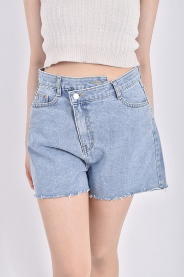 (M) need j高腰丹寧牛仔藍色短褲