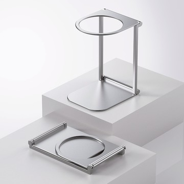 鋁合金便攜式咖啡機 支架金屬 可折疊 多型號 戶外輕便咖啡機架子配件 濾杯架 冰滴咖啡架