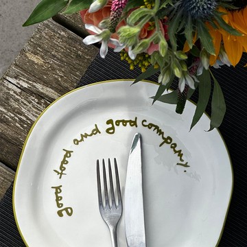 【英國 MÆGEN】陶瓷主題餐盤-綠