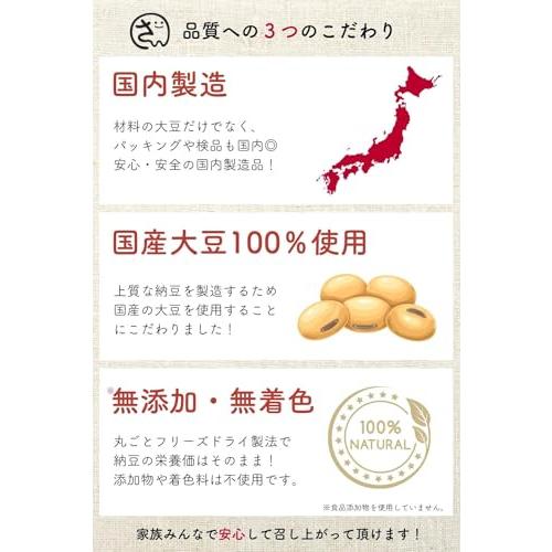 創業72年老舗納豆メーカー製造 彩輪商店 粉納豆 国産大豆100％ 納豆 無添加 フリーズドライ 納豆菌 粉末納豆 50g チャック付き