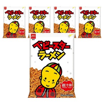 OYATSU 優雅食 BABY STAR 星太郎 點心麵 大雞汁  82g  5包