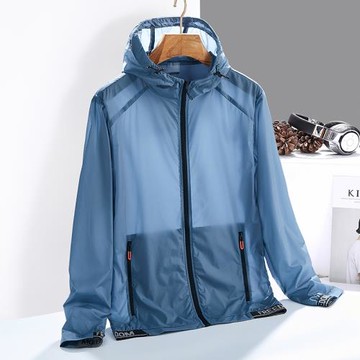 冰絲防曬衣男超薄款透氣夏季外套空調衫防紫外線釣魚防曬服皮膚衣