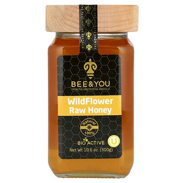 Bee & You, 野花未加工蜂蜜，10.6 盎司（300 克）