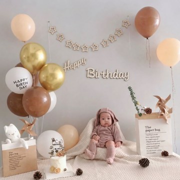 木質生日佈置 森系生日佈置 生日佈置套組 氣球佈置 生日氣球佈置 生日氣球 派對佈置 生日派對 收涎佈置 拍照背景 生日
