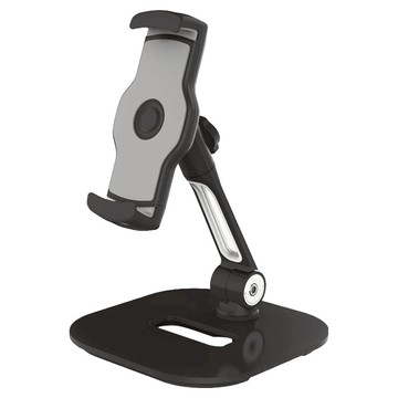 Ledetech 樂得 手機平板架 4.5~10.5吋手機平板通用 可360度旋轉 穩重金屬底座 適用寬度11.5cm~19cm  黑色  1個