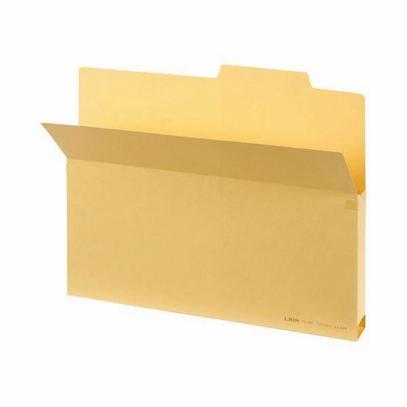 ライオン事務器 持出しフォルダー B5 クリーム B5-APF 1セット（10冊） 〔×10セット〕 ネット売品