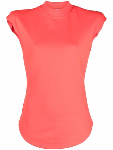 The Attico - Jesse cotton top - women - Cotton - 42 - Orange