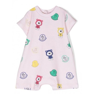 Moncler - Dusty Pink Cotton Jumpsuit