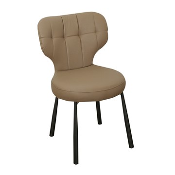 【多瓦娜】松園皮餐椅-二色咖啡