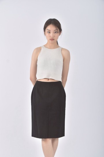 (M) natural beauty質感黑色長裙