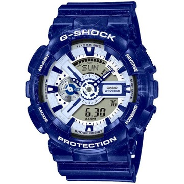 CASIO G-SHOCK GA-110BWP-2A 經典雙顯青花瓷藍/51.2mmK800，用完即止｜樂天全館特惠中★指定刷卡回饋10%