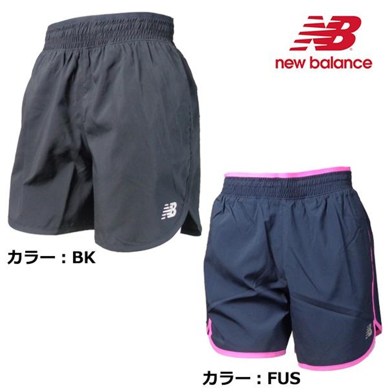 ランニングパンツ レディース ニューバランス NEWBALANCE ベーシック5インチショートパンツ（インナーなし） AWS01209 マラソンパンツ  | LINEショッピング