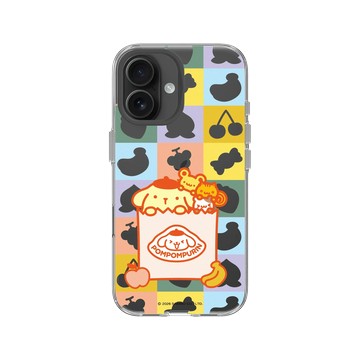 iPhone 16 Clear Case（相機按鈕） 透明 - 三麗鷗-布丁狗30週年 PomPomPurin (30th Anniversary) - 裝進購物袋