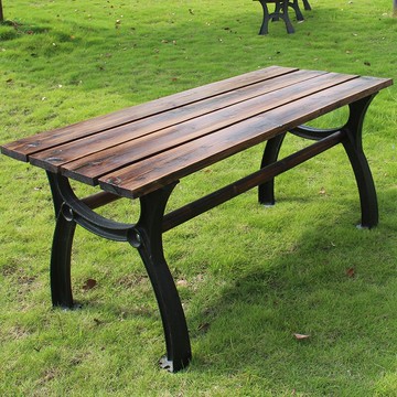 戶外園藝防腐木長桌子庭院休閑桌椅組合花園防水耐曬陽臺美式鄉村