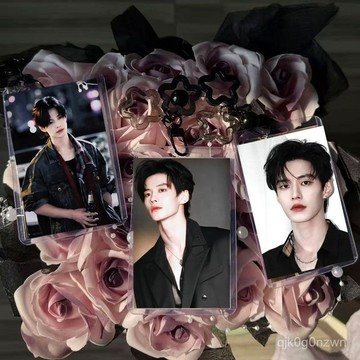 💖何與💖何與 何與週邊 祈朝 雙軌 何與週邊雙麵夾層亞克力掛件學生書包透明鑰匙扣禮物創意禮紀念 UQ1R