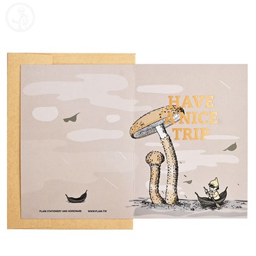 來自精靈的祝福 燙金旅途平安卡