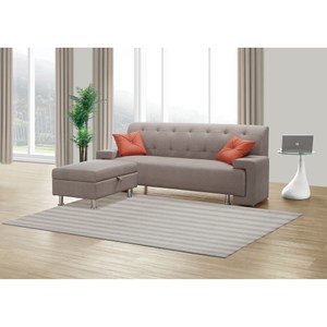 奧舟3人棕色貓抓皮沙發（不含腳凳）