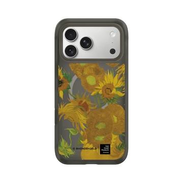 iPhone 17 Pro Max AirX 本質黑 - Van Gogh Museum - 向日葵-透明