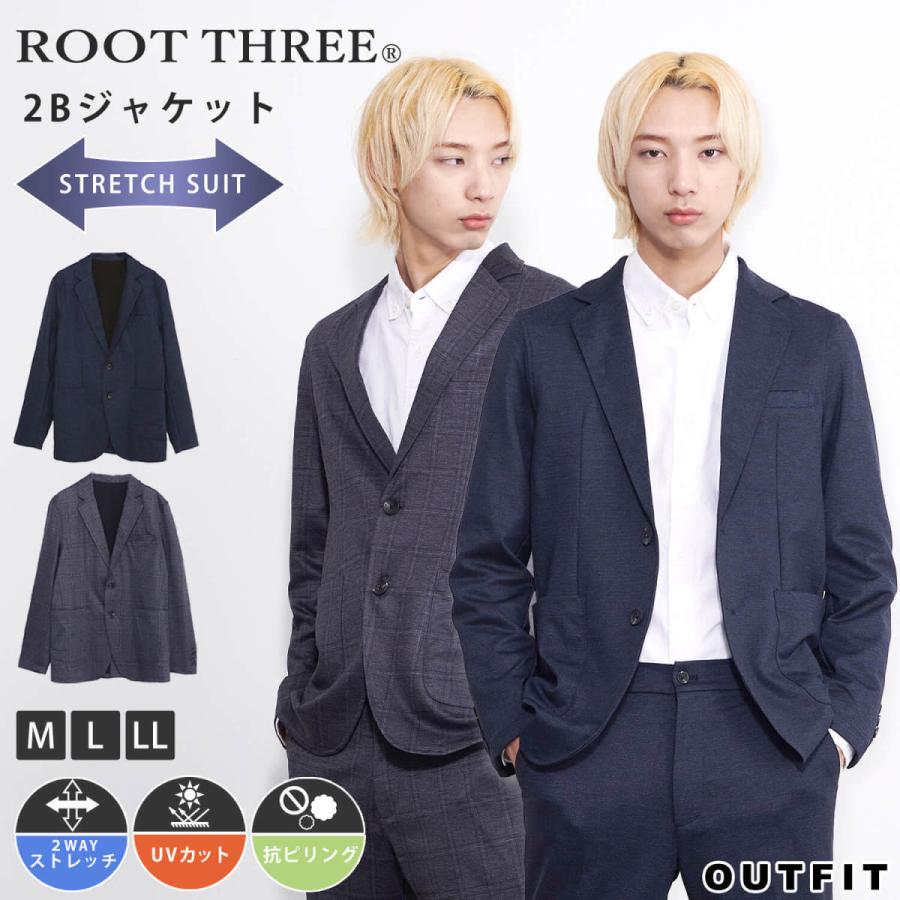 ROOT THREE ルートスリー ジャケット メンズ セットアップ可