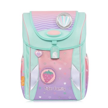 Tiger Family 學院風護童安全燈書包Pro 2-莓好花漾