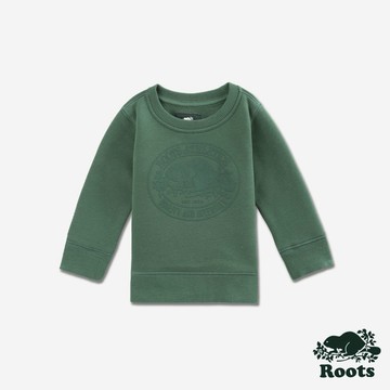 Roots 嬰兒-HERITAGE BEAVER 圓領上衣