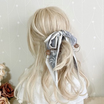 法式復古絲巾式香蕉夾 大腸圈 髮圈 馬尾夾 髮夾 相交夾 壓夾髮梳