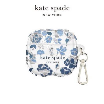 【kate spade】 AirPods 4 耳機保護套 保護殼 皇室藍