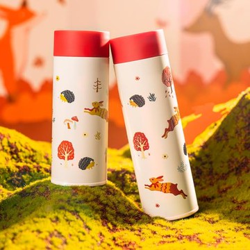 迪樂貝爾奇幻森林保溫杯學生便攜喝水杯帶茶漏316不銹鋼保溫水杯