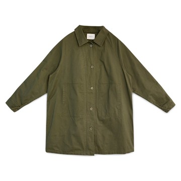 【Simply Yours】中長版風衣 綠F