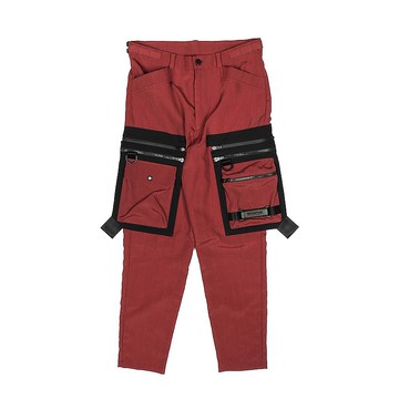 Techron 拆卸口袋防潑水長褲 - 赭紅