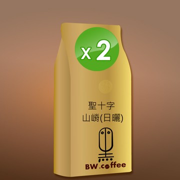 《黑開水》哥斯大黎加聖十字處理廠山嵴1磅(450克)(日曬式)2入組