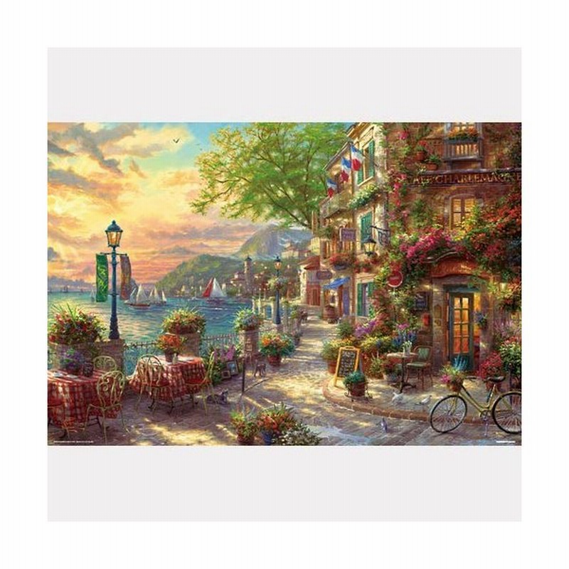 ジグソーパズル 1000ピース リビエラの花咲くカフェ 31 492 通販 Lineポイント最大0 5 Get Lineショッピング