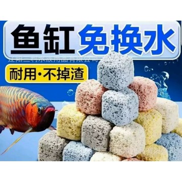 威爾森水族 美國沃韋朗 梅花菱 益菌柱 石英環 濾材 500克散裝