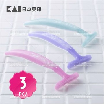 貝印-泡泡柄T型美體刀身體除毛刀(3入)[42739]