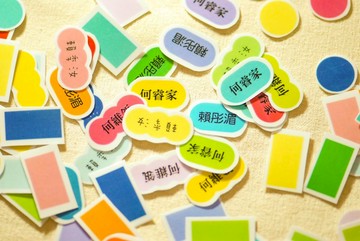 客製化姓名貼/彩色透明姓名貼part2-各種形狀