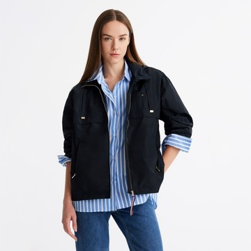 【Tommy Hilfiger】基本款風衣 _藍色
